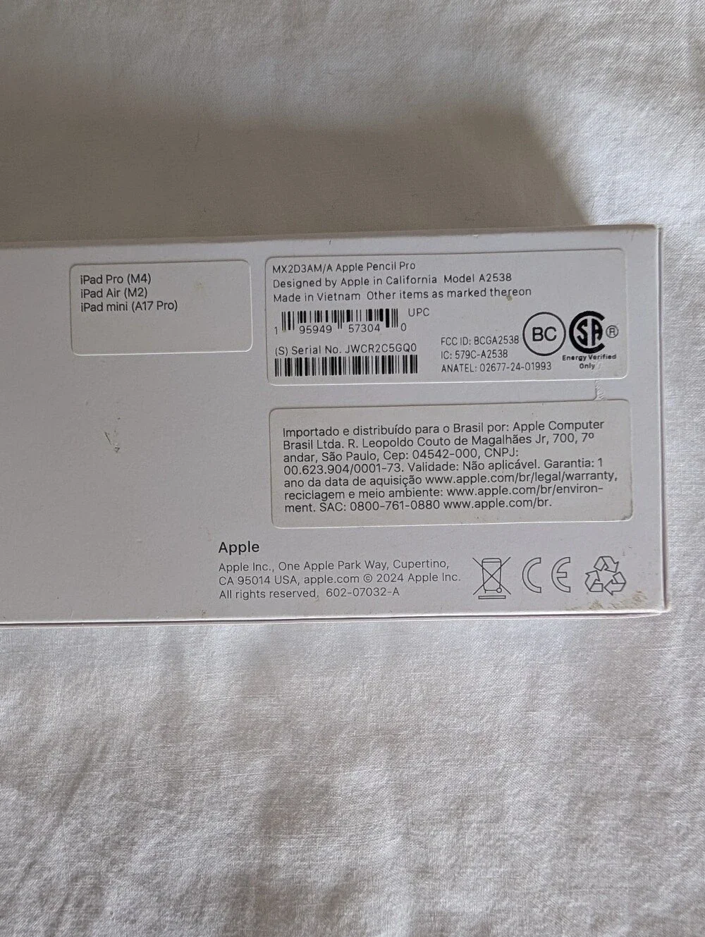 Apple Pencil Pro NIB